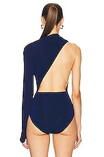 Anna October Viola Bodysuit in Navy, view 5, click to view large image.