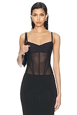 Anna October Ada Bodysuit in Black, view 1, click to view large image.