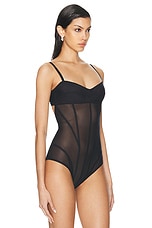 Anna October Ada Bodysuit in Black, view 3, click to view large image.
