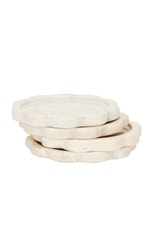 Anastasio Home Sun Coasters Set Of 4 in Oyster, view 1, click to view large image.