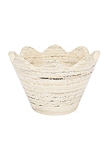 Anastasio Home Blossom Bowl in Travertine, view 1, click to view large image.