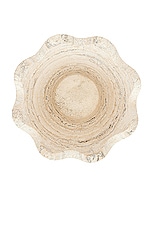 Anastasio Home Blossom Bowl in Travertine, view 2, click to view large image.