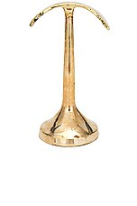 Anastasio Home Headphone Perch in Brass, view 1, click to view large image.