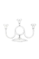 Anastasio Home Candelabra in Aluminum, view 1, click to view large image.