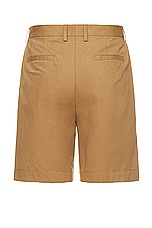 A.P.C. Short Crew in Camel, view 2, click to view large image.