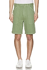A.P.C. Short Parker in Light Khaki, view 3, click to view large image.
