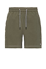A.P.C. Short Bobby in Dark Green, view 1, click to view large image.