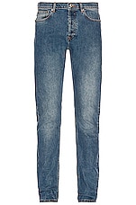 A.P.C. Petit Standard Straight Leg Jean in Indigo, view 1, click to view large image.