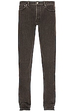 A.P.C. Petit Standard Straight Leg Jean in Grey, view 1, click to view large image.