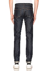 A.P.C. Petit New Standard Straight Leg Jean in Indigo, view 3, click to view large image.