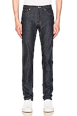 A.P.C. Petit New Standard Straight Leg Jean in Indigo, view 4, click to view large image.