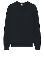A.P.C. Pull Julio in Navy, view 1, click to view large image.