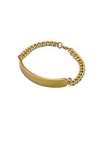 A.P.C. Darwin Gourmette Bracelet in Gold, view 1, click to view large image.