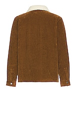 A.P.C. Trucker Jacket in Camel, view 2, click to view large image.