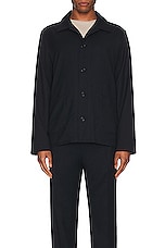 A.P.C. Kerlouan Jacket in Dark Navy, view 3, click to view large image.