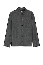 A.P.C. Jasper Jacket in Heathered Anthracite, view 1, click to view large image.