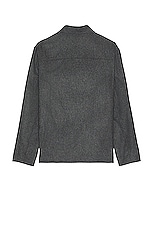 A.P.C. Jasper Jacket in Heathered Anthracite, view 2, click to view large image.
