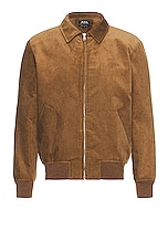 A.P.C. Blouson Gilles in Cab Camel, view 1, click to view large image.