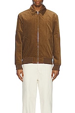 A.P.C. Blouson Gilles in Cab Camel, view 4, click to view large image.