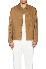 A.P.C. Veste Valentin in Camel, view 3, click to view large image.