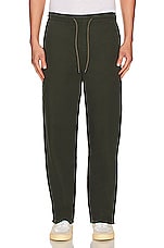 A.P.C. Vincent Pantalon in Dark Green, view 3, click to view large image.