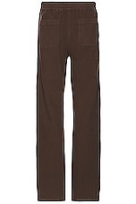 A.P.C. Chuck Pant in Brown, view 2, click to view large image.