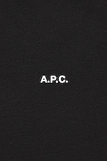 A.P.C. Kyle T-shirt in Black, view 3, click to view large image.