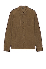 A.P.C. Joe Shirt in Taupe, view 1, click to view large image.