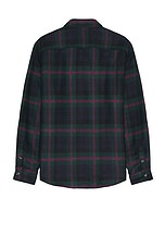 A.P.C. New Valerian Shirt in Dark Green, view 2, click to view large image.