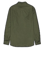 A.P.C. Vincent Shirt in Khaki, view 2, click to view large image.