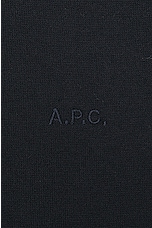 A.P.C. Polo Gregory in Navy, view 3, click to view large image.