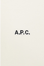 A.P.C. Austin Polo in White, view 3, click to view large image.