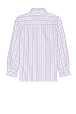 A.P.C. Chemise Mathias in Neon Pink, view 2, click to view large image.