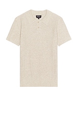 A.P.C. Polo Jay in Beige, view 1, click to view large image.