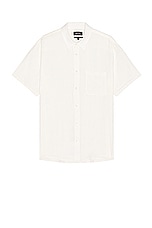 A.P.C. Chemisette Bellini Logo in Off White, view 1, click to view large image.