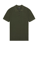 A.P.C. Declan Polo in Military Kaki, view 1, click to view large image.