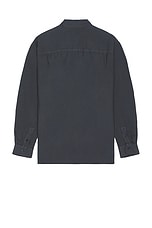 A.P.C. Mateo Shirt in Steel Blue, view 2, click to view large image.