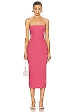 Alex Perry Strapless Dress in Garnet Rose, view 1, click to view large image.