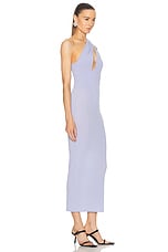 Alex Perry One Shoulder Dress in Frost, view 2, click to view large image.