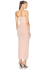 Alex Perry Strapless Dress in Blush, view 3, click to view large image.