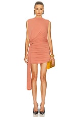 Alex Perry Sleeveless Twist Mini Dress in Ceder | FWRD