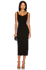 Alex Perry Pagett Sweetheart Dress in Black, view 1, click to view large image.