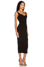 Alex Perry Pagett Sweetheart Dress in Black, view 2, click to view large image.