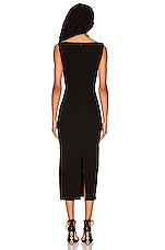 Alex Perry Pagett Sweetheart Dress in Black, view 3, click to view large image.