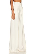 Alex Perry Harlan Wide Leg Pant in Cream, view 2, click to view large image.