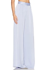 Alex Perry Double Pleat Trouser in Frost, view 2, click to view large image.