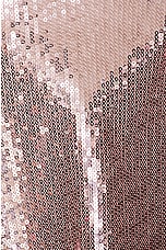 Alex Perry Mini Sequin Skirt in Ice Pink, view 5, click to view large image.