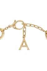 AREA Heart Chain Necklace in Gold, view 4, click to view large image.