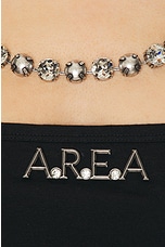 AREA Nameplate Tank Top in Black, view 5, click to view large image.