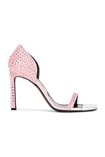 AREA X Sergio Rossi 95 Sandal in Light Rose, view 1, click to view large image.